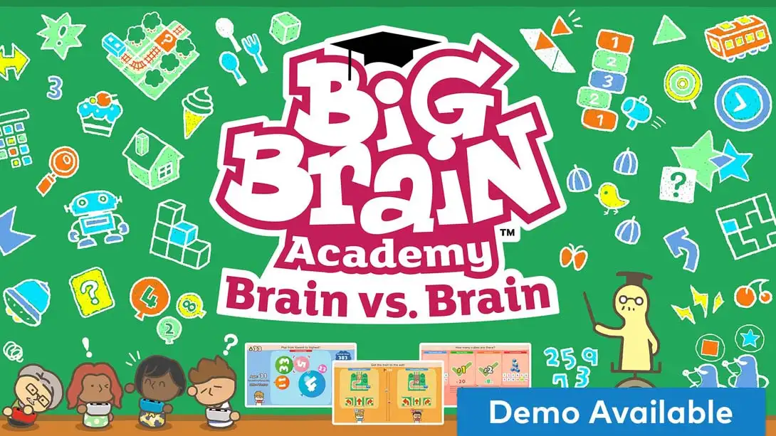 灵活脑学校 一起伸展大脑 .Big Brain Academy: Brain vs. Brain-NS资源库-免费switch游戏资源网站