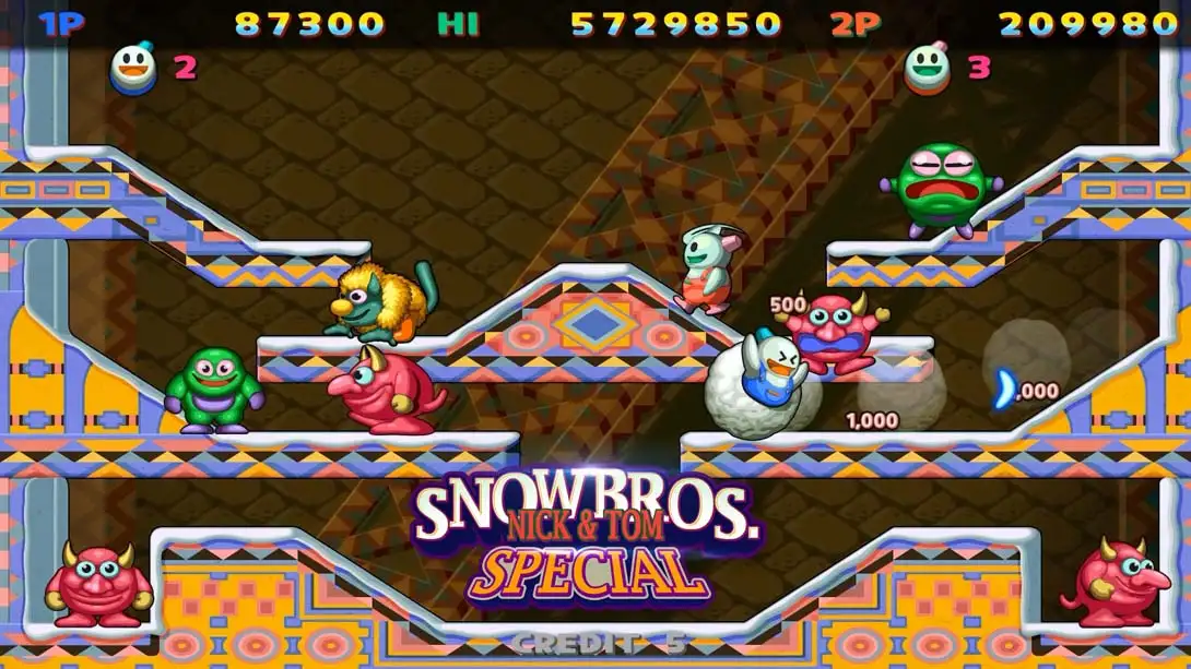 雪人兄弟特别版 Snow Bros. Special-NS资源库-免费switch游戏资源网站